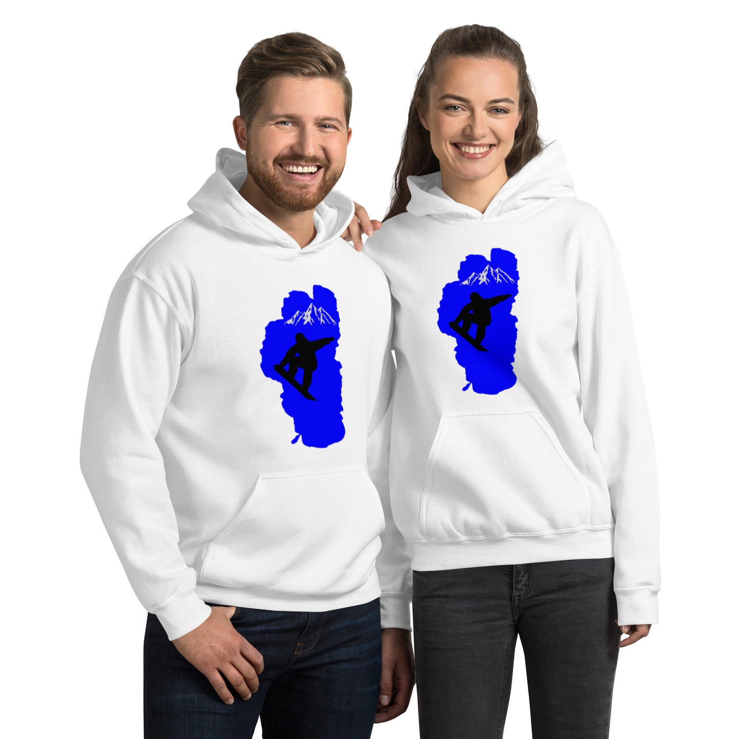 Lake Tahoe Mountains Snowboard Club Unisex Hoodie