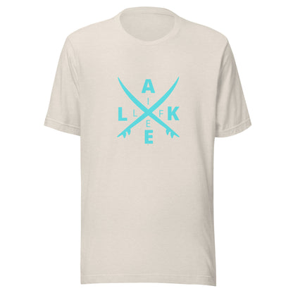 Lake Life X Boards Wake Surf Boards Unisex t-shirt