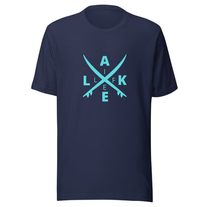 Lake Life X Boards Wake Surf Boards Unisex t-shirt