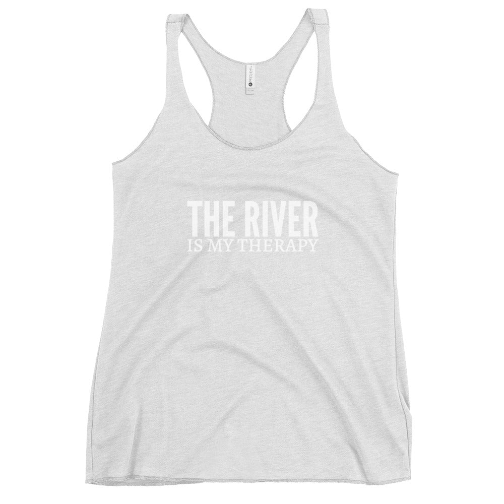 The River Is My Therapy Women's Racerback Tank