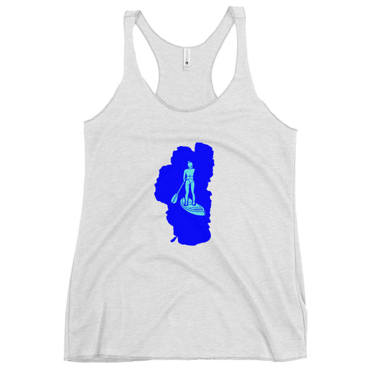 Paddleboarding Lake Tahoe Women's Racerback Tank