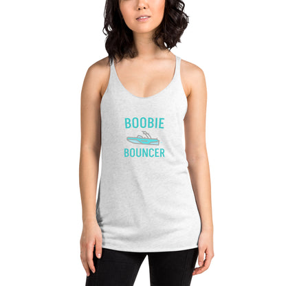 Boobie Bouncer Boat Women's Racerback Tank