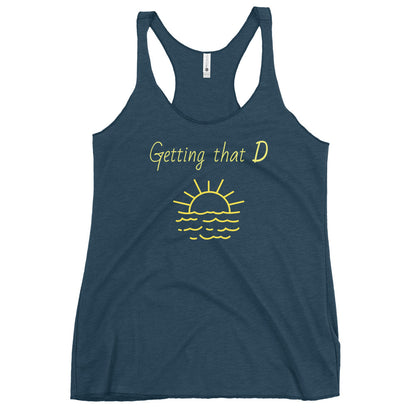 Getting That D(sunshine) Vitamin D Women's Racerback Tank