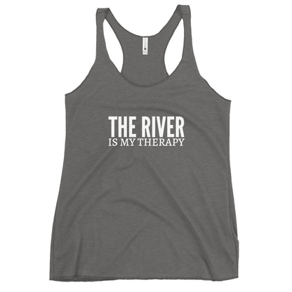 The River Is My Therapy Women's Racerback Tank