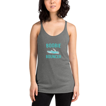 Boobie Bouncer Boat Women's Racerback Tank