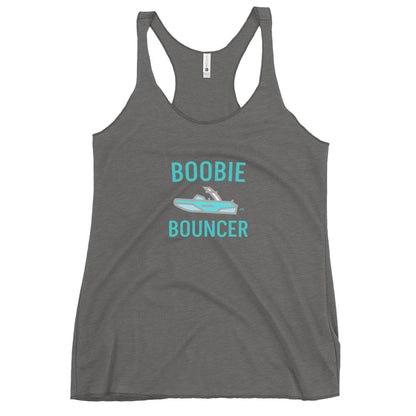 Boobie Bouncer Boat Women's Racerback Tank