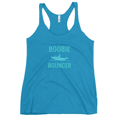 Boobie Bouncer Boat Women's Racerback Tank